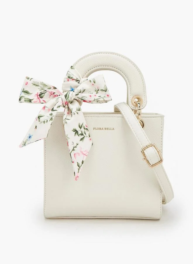 فلورا بيلا من شو إكسبرس Flora Bella Handbag With Scarf On Handle And Detachable Shoulder Strap